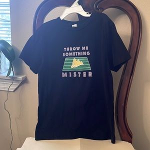 Youth Small graphic t-shirt “Throw Me Something Mister”